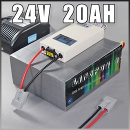 24 v 20Ah LiFePO4 Battery Pack, 500 w Bicicleta Elétrica Da Bateria + Carregador BMS 24 v scooter elétrico bicicleta elétrica da bateria de