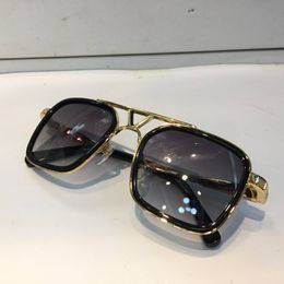 Wholesale-Luxury 0947 Sunglasses For Men Retro Vintage Z0947 Designer Sunglasses Shiny Gold Summer Style Laser Logo Gold Plated With Case