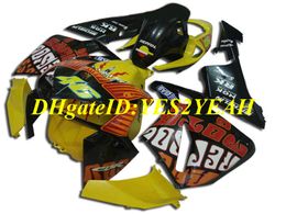 Motorcycle Fairing kit for HONDA CBR600RR 05 06 CBR 600RR CBR 600 F5 2005 2006 ABS Yellow black Fairings set+gifts HQ62