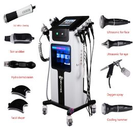 Multifunctional 9 IN 1 hydrafacial skin microdermabrasions cleaning machine face liting hydro facial care beauty equipment