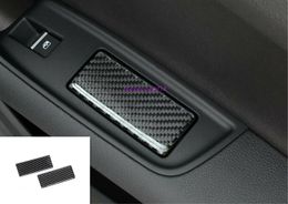 Carbon fiber Car Interior Door ashtray panel cover trim For Audi Q7 2016-2019