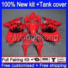 +Tank For KAWASAKI EX-250 ZX-250R EX250R ZX250R EX250 201MY.103 EX 250 ZX 250R 08 09 10 11 12 2008 2009 2010 2011 2012 Fairing Skull Black