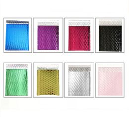 Color Aluminum Coated Bubble Bag Shockproof Bubble Envelope Bag Gift Waterproof Packaging Storage Bags 600pcs/lot