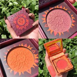 GUICAMI Explosion Orange Blush Nude Makeup Natural Rouge Face Brightening ins Super Fire Highlight Retouch free ship 3pcs