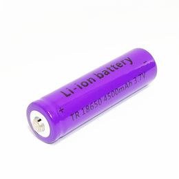 high quality LI-ion battery 18650 4500mah 3.7V pointed rechargeable battery Outdoor flashlight battery