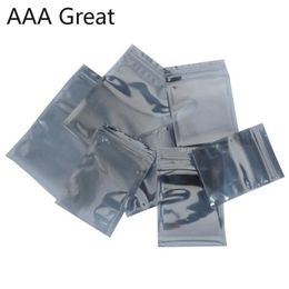 100Pcs/Lot Antistatic Aluminium Storage Bag Zip Lock Resealable Anti Static Pouch for Electronic Accessories Package ESD Bags New