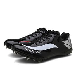 Ocho profesión Nails Spikes pista y campo Sprint masculino formación de los estudiantes de los zapatos corrientes de triple salto Zapatos de deportes Zapatillas de pista, triple salto, pista y campo, zapatillas