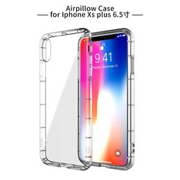 Super Anti-knock Soft TPU Transparent Phone Case Protect Cover Shockproof Soft Cases For iPhone 11 pro Max XR 8 Plus S10e Plus