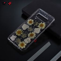 2021 Creative Custom Design Dry Fruit Flowers Silicone Phone Cases Cover Shell Shockproof Waterproof For Samsung S9 S10