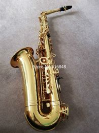 JUPITER JAS-767 Alto Eb Tone Saxophone Brass Gold Lacquer High Quality Instrument E-flat Sax With Mouthpiece Case Gloves Free Shipping