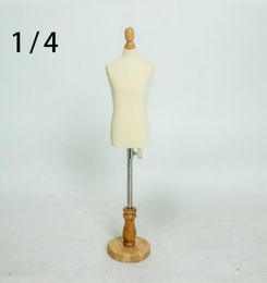 fashion 1 4 female dress form mannequin jewelry flexible women student sewing 1 4scale jersey bust adjustable rack mini size c810