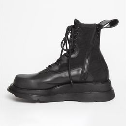 Moda Europeia Sapatos Elevadores Masculinos Casuais Botas de Couro Masculinas de Alta Qualidade Botas de Couro Masculinas com Aumento de Altura 13#25/20D50