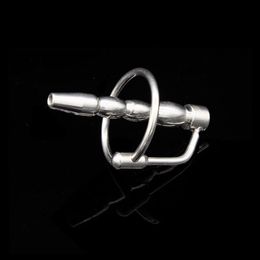Chastity Devices Stainless Steel Male Penis Plug Urethral Sounding Catheter Stretcher Through #R45