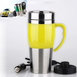 -12V Edelstahl Liner Car Mug Heizung Tasse Auto Kochende Tasse Auto Elektrische Tasse