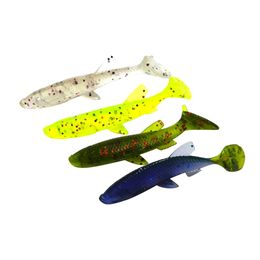 100bags / lot 5,5 g 7cm Hengjia PVC Plastik Yumuşak Yemler Bass Yumuşak Yemler Balıkçılık Lure Solucan Lifelike Swimbait Canlı leurre SOUPLE