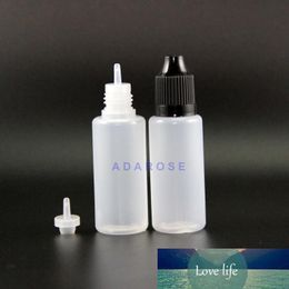 Plastic Dropper Bottles With Child Proof safe Caps & Tips Vapor Squeezable bottle long nipple