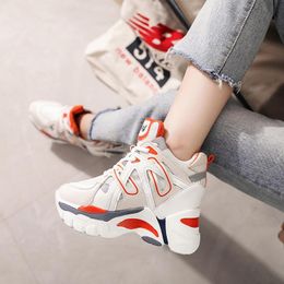 Shoes Hot Sale-Women desinger shoes height Increasing Shoes sports sneaker wedge high sole free shipping 240311