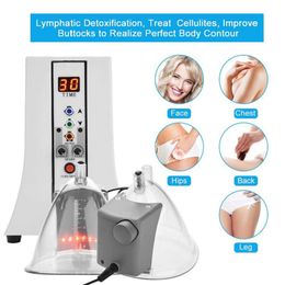 Multifunction Far Infrared Enlargement Machine Body Shaping breast largement nipple lifting vacuum cups