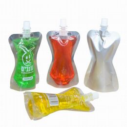 100 ML Doypack Aluminium Mylar Stand Up Bag Liquid Bag Folding Water,Beverage,Squeeze, Drink Spout Bag