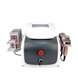 6 in 1 ultrasonic 40Khz cavitation Vacuum RF liposuction lipo laser multipolar RF diode laser lipolaser facial skin rejuvenation machine