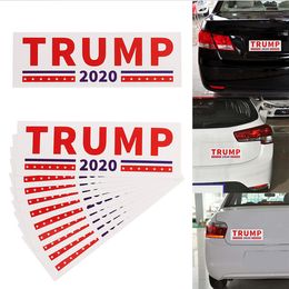 Donald Trump 2020 Car Stickers 7.6*22.9cm Bumper wall Sticker Keep Make America Great Decal for Car Styling Vehicle Paster