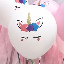Party Supplies new Colour Thickened Unicorn Latex Balloon gifts for kids