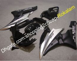 YZF-R6 2006 2007 YZF600 Black Silver Cowling Body Kit For Yamaha Fairing YZF R6 06 07 YZFR6 Motorcycle Fairings (Injection molding)