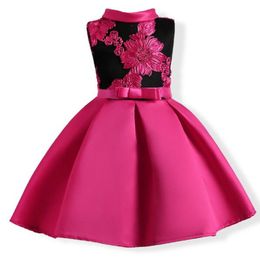 Flower girl Dresses Wedding Baby Girls Dresses Summer Boutique Children Clothing Princess Kids Clothes Outits Party Ball Gown Dresses LF030D