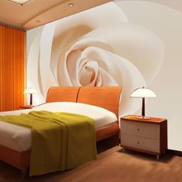 Custom Any Size 3D Wall Mural Photo Wallpaper Rose Flower Decor Bedroom Living Room Painting Papel De Parede