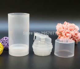 30ml 50ml 150ml Empty Airless Vacuum Pump Transparent bottles Makeup Liquid Refillable Bottles for Women 200pcs/lot DHL