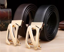 designer luxury belts for men big buckle belt New fashion mens business leather belts free shipping