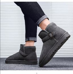 Hot Sale-Hot Designer boots for men women brown chestnut black grey winter booties knee ankle warm boots comfortable flats sneakers