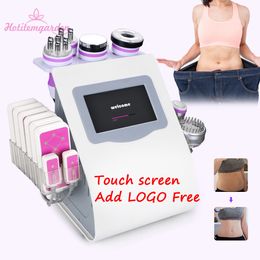 Touch Screen 9 IN 1 40K Ultrasonic Cavitation RF Vacuum Photon&Micro Current Laser Weight Loss Beauty Machine Spa