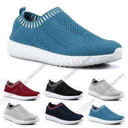 Best selling large size women's shoes flying women sneakers one foot breathable lightweight casual sports shoes running shoes Thirty-three