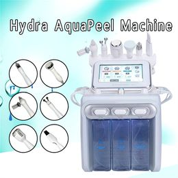 Multifunction US 6in1 H2-O2 Hydrodermabrasion Ultrasound Head Oxygen Jet RF Cold Hammer Equipment
