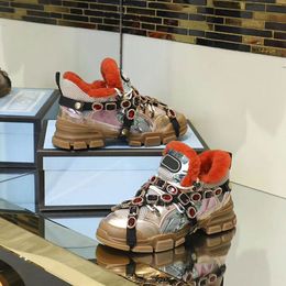 2019 Moda Kalın Alt Gerçek Deri Dikiş Yüksek Kadin Deri Ayakkabı Artırmak Şerit Kemer Toka Ayak Boot Elmas Ayakkabı