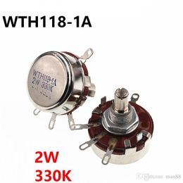 WTH118 2W 330K Single Turn Carbon Film Potentiometer Electric Welding Machine Accessories