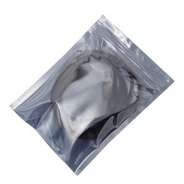 Big Size Resealable Translucent Grey Clear Zip lock Package Electronic Anti-static Bags Flat Self Seal Zip Lock Anti Static Shield Bag
