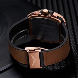 cwp ONOLA brand luxury classic quartz watch 2021 lumious tonneau square big wristwatch business casual disigner for man246P