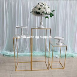 Gold Plating Wedding Arch Frame Wedding Backdrop Stand senyu0166