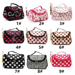 Hot Sale Toiletry Bag Nylon Travel Organizer Cosmetic Bag For Women Necessaries Make Up Case Wash Makeup Bag DLH059