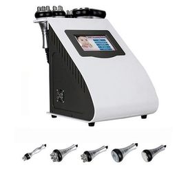 New Hot 1 year warranty 5 in 1 Ultrasonic Liposuction 40K Cavitation Vacuum Multipolar Tripolar RF Laser Slimming Skin Body Salon Machine