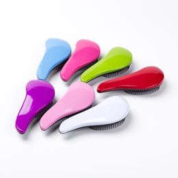 Fashion Brush Hair Handle Tangle Shower Magic Detangling Comb Salon Styling Multi Colours Hair Brushes FEU138