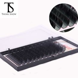 Thinkshow 3d Russia Volume Korea Silk Individual Lash Eyelash Extension Handmade Natural Long Individual Mink Lashes False Lash