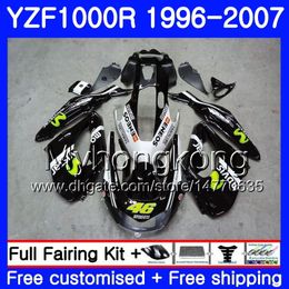 Body For YAMAHA Thunderace YZF1000R 96 97 98 99 00 01 Movistar black 238HM.15 YZF-1000R YZF 1000R 1996 1997 1998 1999 2000 2001 Fairings kit