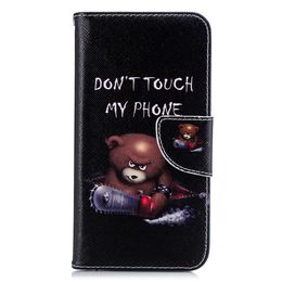 Electric Saw Pattern PU Leather Wallet Case for Xiaomi Mi A2 Lite / Redmi 6 Pro