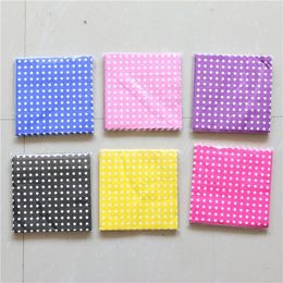 8 Colour Dot Kids Boys Girls Birthday Party Supplies Paper Napkins/Tissues Baby Shower Favours Disposable Paper Napkins 20pcs/pack