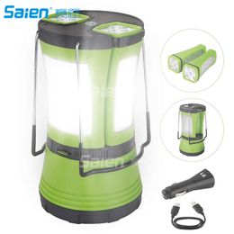 LED Camping Lantern Rechargeable, 600LM, Detachable Flashlight, Perfect Lantern Flashlight for Hurricane Emergency, Hiking, Fishing and More