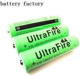 UltreFire 18650 battery 8000mAh 3.7v lithium battery use for Strong light flashlight and Portable fan and so on.