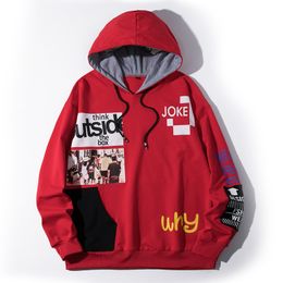 The fire hooded sweater tide male hip-hop brand spring and autumn loose big yards students Korean fashion Jacket